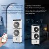 Evaporative Air Cooler, Swamp Cooler Air Conditioner with 12h Timer for Auto-Off, 3-Speed Windowless Air Conditioner, Smart Remote, Tank Portable Air Cooler for Room view 2