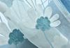 Iuokuby Sheer Curtains Voile Curtain Rod Pocket Pastoral Small Fresh Dragonfly Flower Embroidery Home Decoration Living Room Bedroom Balcony(2 Panels, W 54 x L 90 inch, Blue) view 2