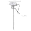 Coffee Thermometer with Large Round Dial, Stainless Steel + Glass Material, Adjustable Clip for The Coffee Drinks,Chocolate Milk Foam, 7.6 in and 5.5 in (Short Type) view 3
