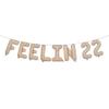 22 Birthday Decorations For Women Girls Feelin 22 Balloons Feelin 22 Banner 22nd Birthday Supplies 22nd Birthday Balloons 22 Birthday Party Supplies Favors (FEELIN 22 Caramel) view 1