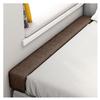XMAYODS Bed Wall Gap Filler, Headboard Mattress Filler, Close The Gap, Washable Bed Bridge Bed Wedge for Single/Double/King Bed(Coffee,160x10x30cm) view 1