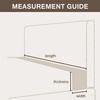XMAYODS Bed Wall Gap Filler, Headboard Mattress Filler, Close The Gap, Washable Bed Bridge Bed Wedge for Single/Double/King Bed(Coffee,160x10x30cm) view 3