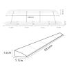 YUGHKBN Compatible for Roomba Vacuum Cleaner, Robotic Vacuum Cleaner, Threshold bar, Step ramp, Climbing pad, Replacement of Spare Parts and Accessories(P), jkuj7yj76y view 2