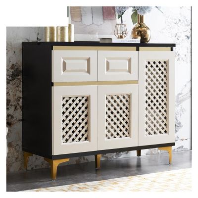 BABETRUE Bufetera Modern Minimalist Sideboard Kitchen Storage Cabinet Restaurant Tea Cabinet Preparation Cabinet Living Room Storage Cabinet