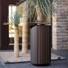 YUXING1205 Outdoor Trash Can Outdoor Fruit Bin Outdoor Classified Waste Bins Landscape Villa Waste Bins Stainless Steel Fruit Shell Bins Outside Trash Bin view 3