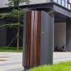 YUXING1205 Outdoor Trash Can Outdoor Fruit Bin Outdoor Classified Waste Bins Landscape Villa Waste Bins Stainless Steel Fruit Shell Bins Outside Trash Bin view 4