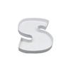 14" Cardboard Letter Charcuterie Tray Birthday Anniversares Parties Celebration Supplies Fillable Paper Mache Chocolate Candy Cupcakes (White, S) view 1