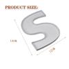 14" Cardboard Letter Charcuterie Tray Birthday Anniversares Parties Celebration Supplies Fillable Paper Mache Chocolate Candy Cupcakes (White, S) view 2