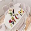 14" Cardboard Letter Charcuterie Tray Birthday Anniversares Parties Celebration Supplies Fillable Paper Mache Chocolate Candy Cupcakes (White, S) view 4