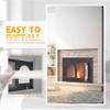 Kinchoix Fireplace Doors with Tempered Glass, Designed for Masonry Fireplaces, Black, Medium - Free Replacement of Glass Available Medium view 3