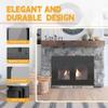 Kinchoix Fireplace Doors with Tempered Glass, Designed for Masonry Fireplaces, Black, Medium - Free Replacement of Glass Available Medium view 4