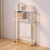 MTSYXYM Heating Cabinet Shelf,Heating Cabinet Storage Shelf,Modern Home Wood Radiator Cover,Universal Wheels with Brakes,Strong Load-Bearing,for Home Living Room Bedroom.(80 * 15 * 93.1cm) view 1