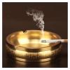 SABALON Ashtray Cigar Ashtray Brass Ashtray Ashtray Stand Home Office Desktop Desk Decor Brass Ashtray Ashtray for Patio Outdoor Indoor Home Decor Ash Tray Outdoor Ashtray view 4