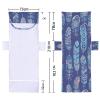 Beach Chair Towel Lounge Chair Cover Pool Chair Cover with Pockets Microfiber Sunbathing Beach Chair Cover Enjoy Summer Time Towel, No Sliding,(Blue) view 3