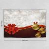 HZOHNAGO Christmas Tapestry Snowfake Red Bow Golden Merry Xmas Glitter Sparkle Bokeh Pattern Printed Wall Tapestry Wall Hanging for Bedroom Living Room Dorm 90" W x 60" H view 4