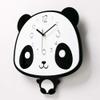 Cartoon Panda Swing Wall Clock,Silent Quality Quartz Large Clock Battery Operated Dial Wall Watches for Living Room Home Decor A view 2