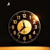 Alarm Clock, Bedside Alarm Clock, Silent Battery Operated Glow In The Dark, Non-ticking Alarm Clock, Alarm Clock for Bedrooms view 2