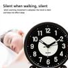 Alarm Clock, Bedside Alarm Clock, Silent Battery Operated Glow In The Dark, Non-ticking Alarm Clock, Alarm Clock for Bedrooms view 4
