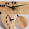 Pendulum Wall Clock,Battery Operated Silent Non Ticking Large Stylish Solid Wood Wall Clock for Living Room Kitchen Home Decor A view 4