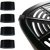 CyHiThai Air Fryer Rubber Tabs for Dash 6QT 2.6QT Air Fryers, Upgraded Air Fryer Silicone Rubber Bumpers Pieces Stoppers Tips side Parts for 2QT 3.7QT 5QT PowerXL Gowise Chefman Air Fryer Tray view 1