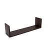 Solid Wood Wall Shelves Floating, U Shape Floating Shelf Wall Mounted Hanging Storage Spice Shelf for Kitchen Tv Entryway-Walnut 80cm(31inch) (Walnut 80cm(31inch)) view 1