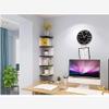 Floating Corner Shelves with Zigzag Design, 5 Tier Wood Wall Shelf Bookshelf Wall Mount Wine Rack for Kitchen Bathroom-b 26cm(10inch) (C 26cm(10inch)) view 2