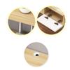 Floating Tv Shelf with Door, Modern Wood Media Console Wall Mounted Storage Rack Hanging Tv Cabinet for Cable Boxes Routers-d 140cm(55inch) (E 140cm(55inch)) view 3