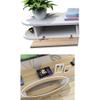 Floating Tv Shelves with Door, Wall Mounted Media Console Wood Hanging Tv Cabinet Multimedia Wall Shelf for Cable Boxes Routers-a 140cm(55inch) (D 100cm(39inch)) view 3