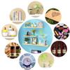 Set of 4 Wall Shelves Decorative, Floating Shelves Wall Mounted Wall Bookshelf Storage Shelves for Plants Entryway Kitchen Dining-Blue 20cm(8inch) (Blue 20cm(8inch)) view 2