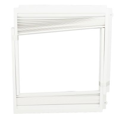 Window Air Conditioner Side Panels Double Layer Insulation Louver Baffle Kit for Efficient Cooling Bedrooms Living Rooms