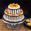10" Cake Decorating Turntable Round Rotating Stainless Steel Cake Stand Platform Household Revolving Cake Tools view 2