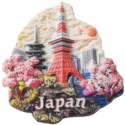 3D Japan Refrigerator Magnet Tourist Souvenir Fridge 3D Decoration Craft
