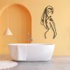 Aportif Metal Minimalist Wall Art Women, Female Body Decor, Women Bathroom Decor, Modern Home Decorations, Abstract Iron, Metal Line Artwork, Funny Bathroom Wall Art (Gold, 59x28 in / 150x71 cm) view 4
