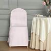 Balsa Circle 10 pcs Blush Polyester Banquet Chair Covers for Party Wedding Linens Decorations Dining Ceremony Reception Supplies view 4