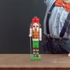 LOGOFUN Golf Themed Nutcracker Decoration Traditional Wooden Nutcracker Christmas Golf Player Nutcracker Xmas Tabletop Nutcracker Ornament - 37cm view 3