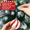 Daifunli 24 Pcs Christmas Adjustable Ornament Hooks Non Slip Hangers Hooks Tree Ornaments Cord for Christmas Tree Decorations (Green) view 3