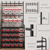 Shoe Rack 5-Tier Entryway Coat Rack, Double Row Hooks Coat and Shoe Rack, Metal Organizer Shelf for Living Room, Bedroom, Office(White,32in/80cm) view 3