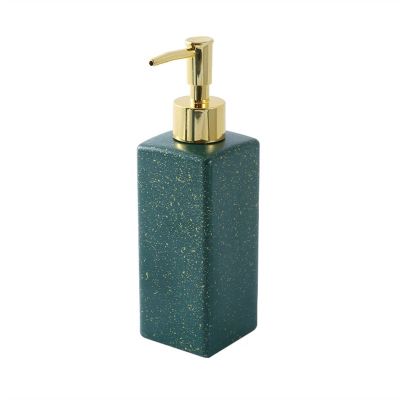 Soap Dispenser Handsoaps Dispenser Lotion Bottle Press Shampoo Bath Gel Separate Bottle Ceramic Soap Dispenser for Hotel Household Kitchen Liquid Dispencer Container Kitchen Soap Dispenser(B)