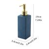 Soap Dispenser Handsoaps Dispenser Lotion Bottle Press Shampoo Bath Gel Separate Bottle Ceramic Soap Dispenser for Hotel Household Kitchen Liquid Dispencer Container Kitchen Soap Dispenser(B) view 2