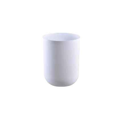 YUJUNDZSW Waste Bin Living Room Sanitary Bin Light Luxury White Simple Home Room Bedroom Trash Can High Color Black Office Trash Cans Rubbish Bin(White,Small)