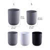 YUJUNDZSW Waste Bin Living Room Sanitary Bin Light Luxury White Simple Home Room Bedroom Trash Can High Color Black Office Trash Cans Rubbish Bin(White,Small) view 2