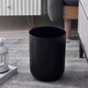 YUJUNDZSW Waste Bin Living Room Sanitary Bin Light Luxury White Simple Home Room Bedroom Trash Can High Color Black Office Trash Cans Rubbish Bin(White,Small) view 3