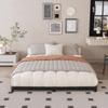Likelalaso 3 inch Low King Size Bed Frame with Rounded Corner, Heavy Duty Metal, Easy Assembly, Noise Free, Black view 3