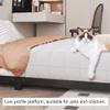 Likelalaso 3 inch Low King Size Bed Frame with Rounded Corner, Heavy Duty Metal, Easy Assembly, Noise Free, Black view 4