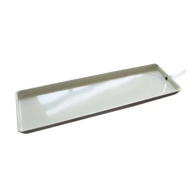 Air Conditioner Drip Pan Generic AC Drip Pan with Drain Portable Ac Drain Pan for:Air Conditioner Outdoor Unit(201x24cm/79.1x9.4in)