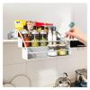 SDdPulse Spice Rack, Organizer Spice Rack,Kitchen Stretch Spice Cabinet, High Cabinet 3-Tier Pull Down Shelf, Metal Storage Shelf, Retractable Large Capacity Shelf, Heavy Duty, view 1
