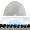 Arch Window Shades Half Circle Blackout Cellular Shades Blinds for Windows Half Moon Honeycomb Fabric No Tools Room Darkening Shades Easy Install 90% Shade (1, Light Gray, (45cm*90cm) 18in*36in) view 1