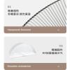 Arch Window Shades Half Circle Blackout Cellular Shades Blinds for Windows Half Moon Honeycomb Fabric No Tools Room Darkening Shades Easy Install 90% Shade (1, Light Gray, (45cm*90cm) 18in*36in) view 4