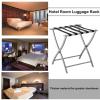 Luggage Rack - Suitcase Stand, Support Solid Metal Luggage Storage Rack, Travel Bag Guest Room Storage Shelf, Hotel Room Solid Metal Suitcase Holder Luggage Shelf, 52X45X52.5CM view 4