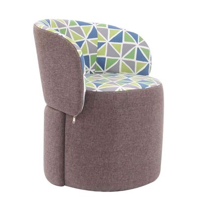 Ottoman Foot Rest Stool,Upholstered Footstool with Flip Backrest,Foot Rest Stool Linen Fabric Shoe Change Stool - Vanity Seat Decorative